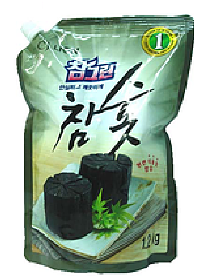 Средство для мытья посуды, овощей и фруктов Chamgreen Древесный уголь 1,15 л (1,2 кг) мягкая упаковк