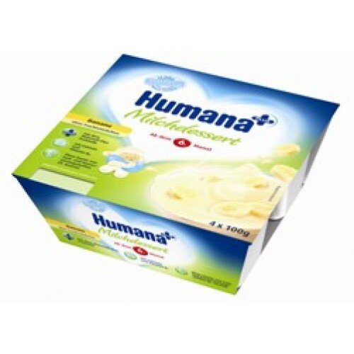 Йогурт с бананом Humana, 400г.