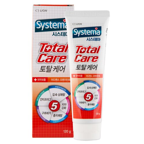 Зубная паста CJ LION Systema Total Care Апельсин, 120 гр
