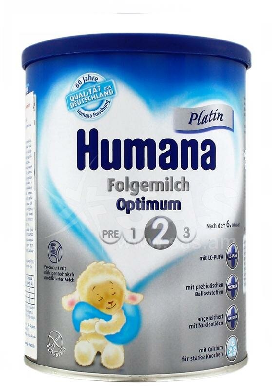 Сухая молочная смесь Humana с 6 до 12 мес Expert 2, 350 г.