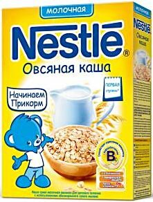 Каша молочная овсяная Nestle, 250г 