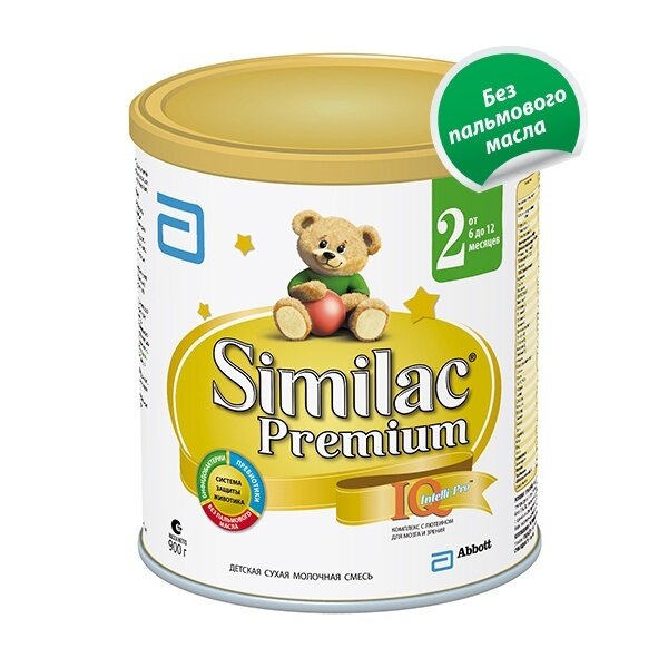 Молочная смесь SIMILAC Premium 2 (от 6 до 12), 400г