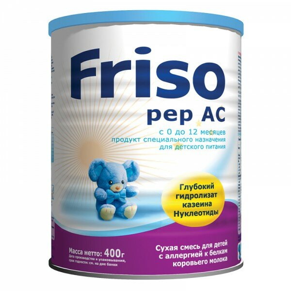 Смесь Friso Фрисопеп AC для детей с аллергией к белкам коровьего молока (0-12 мес. ) 400 г