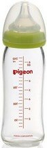 Бутылочка PIGEON Peristaltiс Plus Стеклянная с силиконовой соской M (3+), 240 мл 